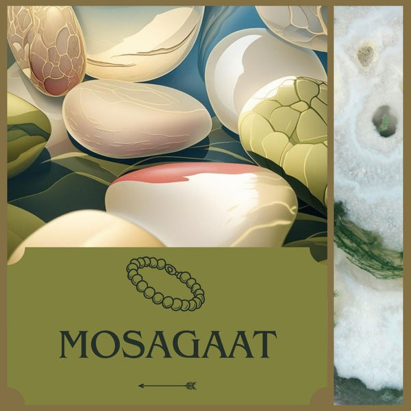 Armbandje 'Mossy Pebbles' | Toemba