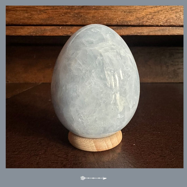 Eierblauer Calcit - | Toemba