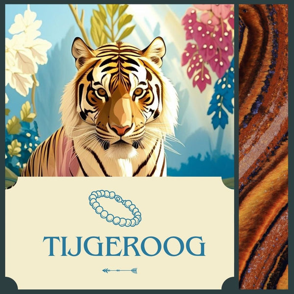 Armbandje 'The Eye of the Tiger' | Toemba