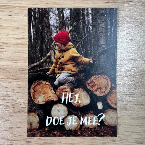 Uitnodigingskaartjes - Hej, doe je mee? | Toemba