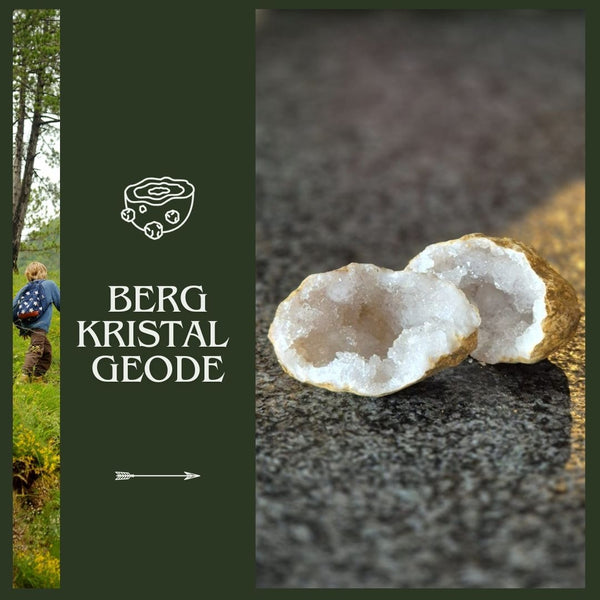 Bergkristal Geode om zelf te kraken. | Toemba