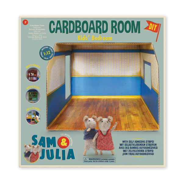 Kartonnen Slaapkamer Het Muizenhuis | Sam en Julia