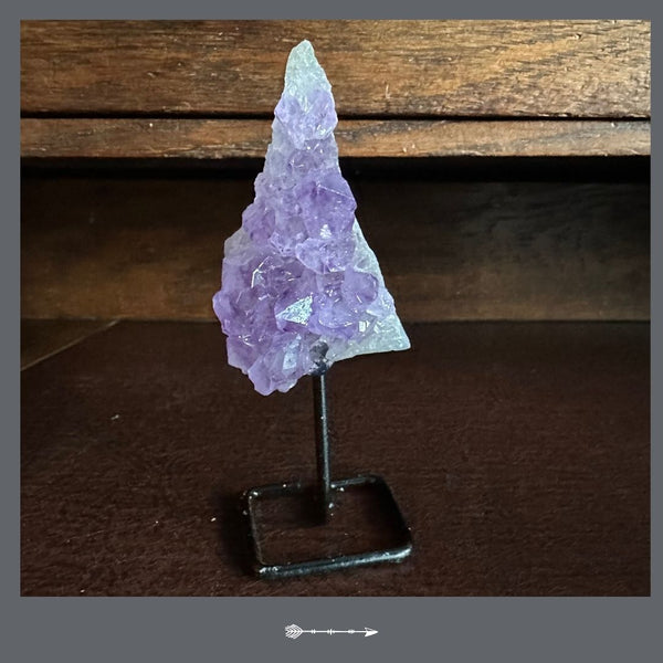 Amethyst auf Ständer - A4 | Toemba