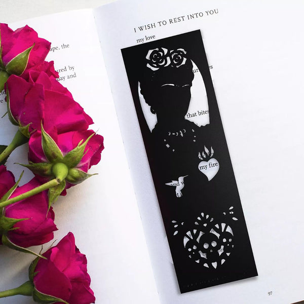 Boekenlegger "Frida Kahlo" | Perro Feo Workshop