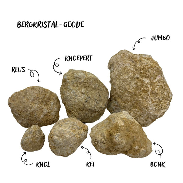Bergkristall-Geode zum Selbstknacken. | Toemba