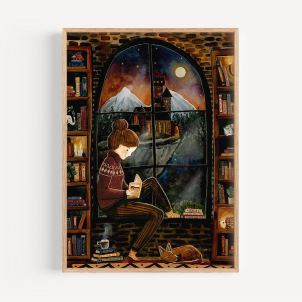 Poster „Perfekte Bibliothek“ | Esther Bennink