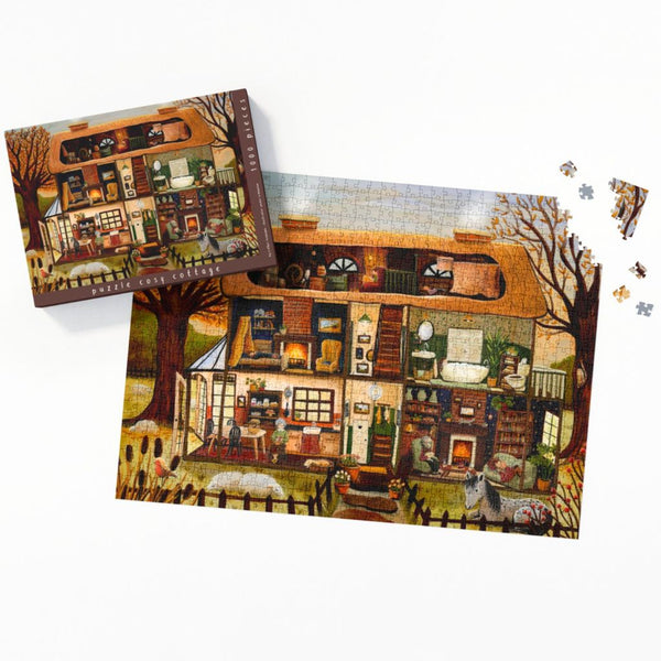 Puzzel ‘Gezellige Cottage’ – 1000 stukjes | Esther Bennink