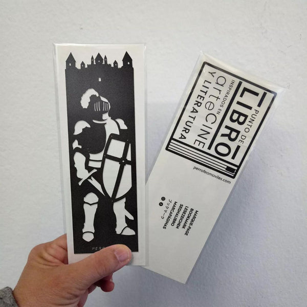 Boekenlegger "Ridder" | Perro Feo Workshop