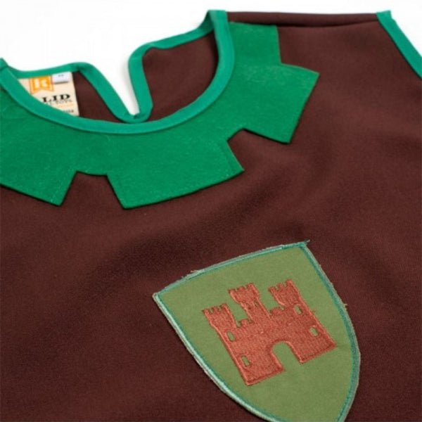 Ritterlicher Wappenrock Camelot Braun | Kalid Mittelalter