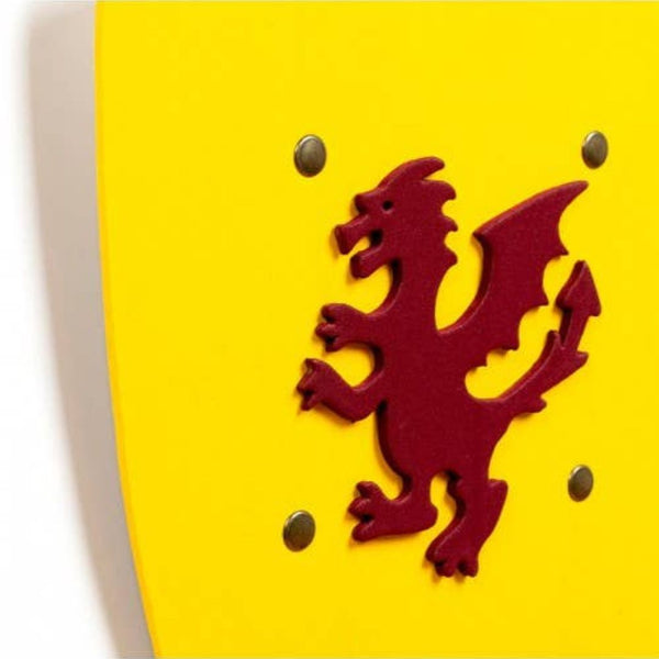 Ridderschild Draak – geel | Kalid Medieval