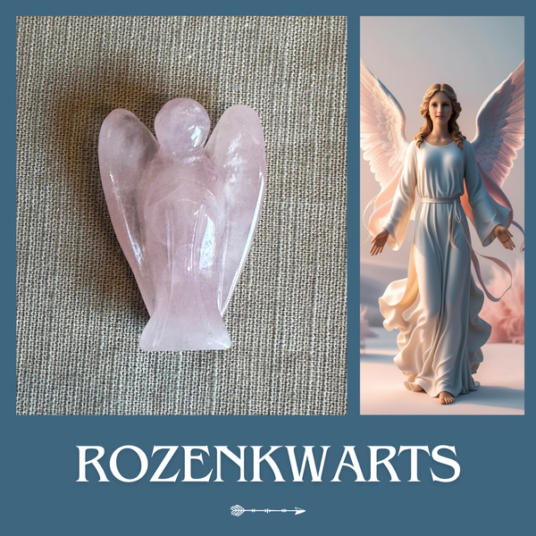 Mini Engel Flora – Rozenkwarts | Toemba