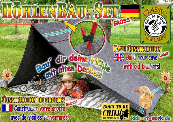 Huttenbouwset XL | Kids at work