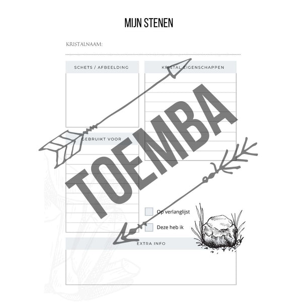 De Stenen gids | Toemba