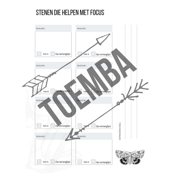 De Stenen gids | Toemba