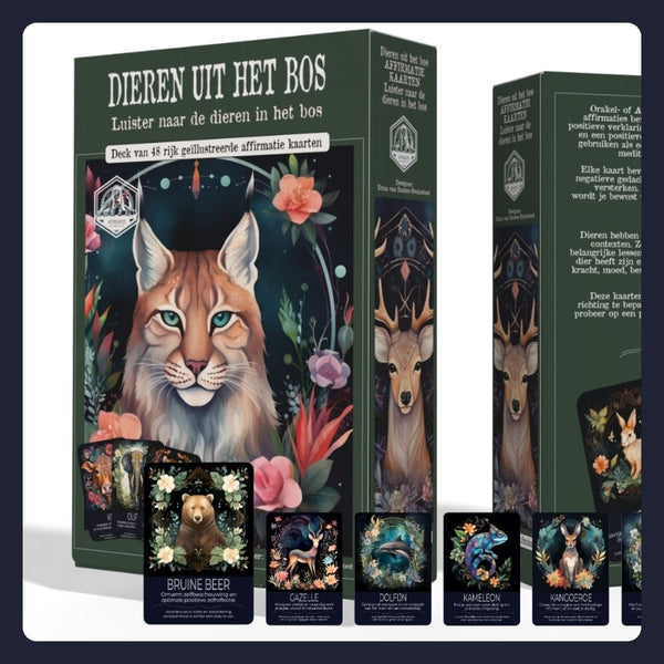 Kaartendeck | Dieren uit het bos