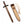 Ridderzwaard L Rustiek – Donkerbruin | Kalid Medieval