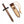 Ridderzwaard m Rustiek – Donkerbruin | Kalid Medieval