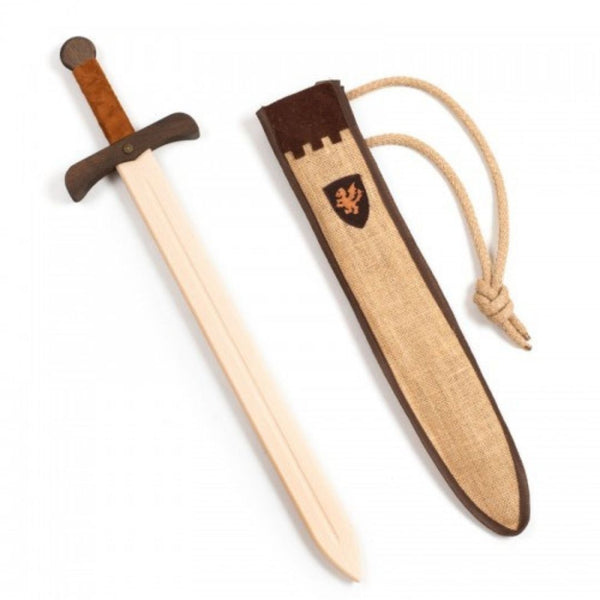 Ridderzwaard L Rustiek – Naturel | Kalid Medieval