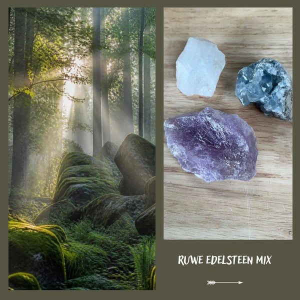 Ruwe edelstenen mix | C19