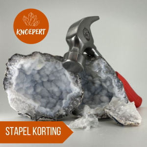 Geode om zelf te kraken - Knoepert | 12 -14 cm.