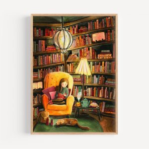 Poster "Boekenliefde" | Esther Bennink