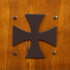 Ridderschild Tempeliers Kruis - Rustiek | Kalid Medieval