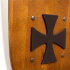 Ridderschild Tempeliers Kruis - Rustiek | Kalid Medieval