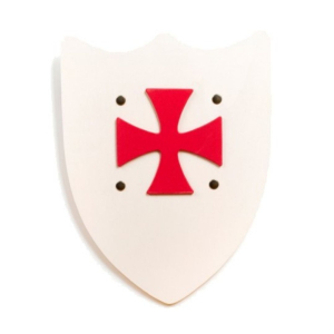 Ridderschild Tempeliers Kruis | Kalid Medieval